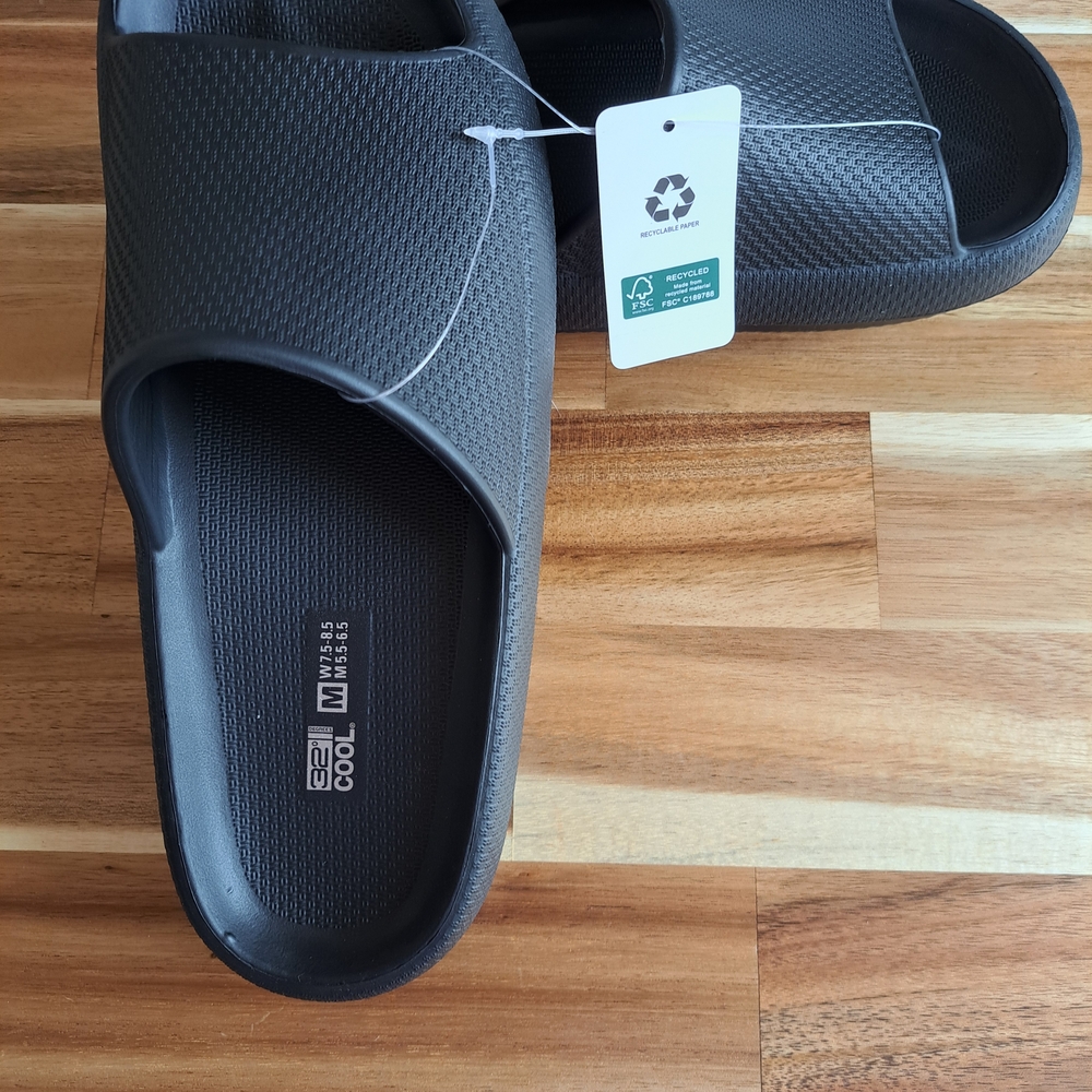 32 Degrees Black Women's Sandals